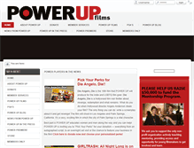 Tablet Screenshot of powerupfilms.org